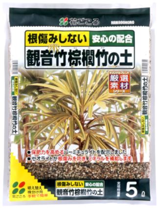 観音竹・棕櫚竹の土